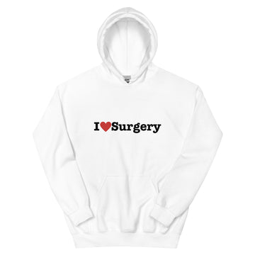 BMO Hoodie I love Surgery White